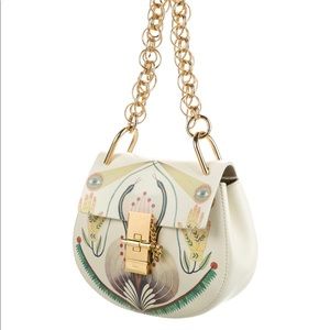 CHLOE Rare Bijou Drew (Snake Eyes Print) Chain Crossbody Bag